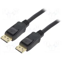 Goobay Displayport connector cable 2.0 58534 Black, Dp to Dp, 2M