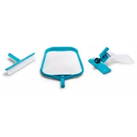 Intex Basic Pool Cleaning Kit Leaf Grabber/Wall Brush/Vacuum Head 29056