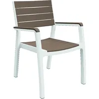 Keter Dārza krēsls Harmony Armchair balts/bēšīgi brūns 29201284587