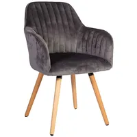 Krēsls Ariel 58X58,5Xh85Cm, materiāls audums, krāsa pelēks, kājas dižskabardis 4741243265028