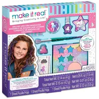 Make It Real Deluxe Unicorn Makeover Tween Makeup Kit Eye Shadow Lip Gloss 2461 2461M