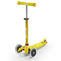 Micro Scooter Mini Deluxe Yellow Led skrejritenis Mmd053