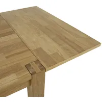 Pusdienu galds Chicago New 90X90Xh76Cm, galda virsma Mdf ar dabīgu ozola finieri, krāsa dabīga, 4741243840270