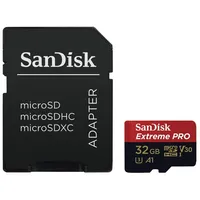 Sandisk Extreme Pro 32Gb microSDHC  Sd Adapter Sdsqxcg-032G-Gn6Ma