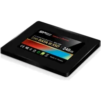 Silicon Power Slim S55 240 Gb, Ssd interface Sata, Write speed 450 Mb/S, Read 550 Mb/S Sp240Gbss3S55S25