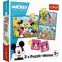Trefl Disney Puzles komplekts Mikijs 30 gab  48 24 memo 93344 93344T