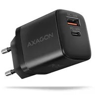 Usb lādētājs Axagon Sil wallcharger 2X port Usb-A  Usb-C 30W Acu-Pq30