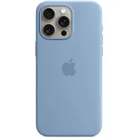 Apple iPhone 15 Pro Max Silicone Case with Magsafe - Winter Blue Mt1Y3 Mt1Y3Zm/A