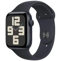 Apple Watch Se Gps 44Mm Midnight Aluminium Case with Sport Band Mre93 Mre93Ell