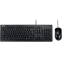 Asus U2000 Keyboard and Mouse Set, En, Black 90-Xb1000Km000R0-