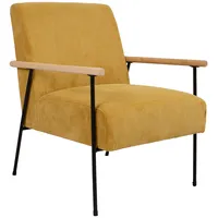 Atpūtas krēsls Jade 63X75,5Xh85,5Cm,, dzeltens 4741243854611
