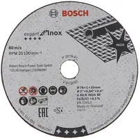 Bosch 5 griešanas ripas Inox Gws 12V-76, 76X10X1Mm 2608601520