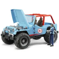 Bruder Jeep Cross Country Racer Blue With Driver 02541