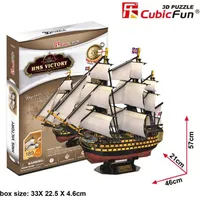 Cubic Fun Cubicfun 3D puzle kuģis Hms Victory T4019H