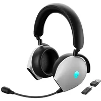 Dell Gaming Headset Aw920H Alienware Tri-Mode Built-In microphone, Lunar Light, Wireless, On-Ear, No 545-Bbdr