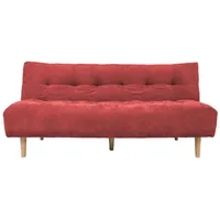 Dīvāns gulta Kiruna 186X101Xh87Cm, sarkans 4741243750142