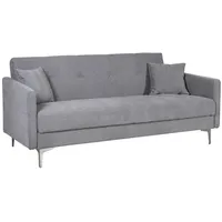 Dīvāns gulta Logan 199X86Xh90Cm, pārklājuma materiāls audums, krāsa gaiši pelēks 4741243115972