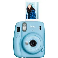 Fujifilm Instax Mini 11 Camera, Pastel Blue  instax mini glossy10pl 4779051161652