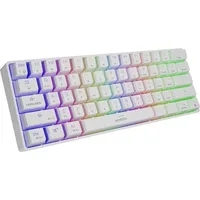 Genesis Thor 660 Rgb Gaming keyboard, Led light, Us, White, Bluetooth, Wired, Wireless connectio Nkg-1845