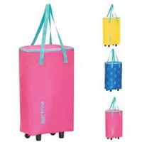 Gio Style Termiskā soma uz riteņiem Easy Bag-Trolley asorti, dzeltena/zila/rozā 112305632