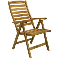 Krēsls Finlay 62X66Xh110Cm, 5-Pozīcijas, koks akācija, apdare eeļļots 4741243131842