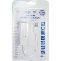 Logilink Fast Ethernet Usb 2.0 to Rj45 Adapter Rj-45, Ua0144B