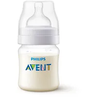 Philips Avent Pretkoliku pudelīte 125 ml, jaundzimušā knupītis, 0M - Scy100/01