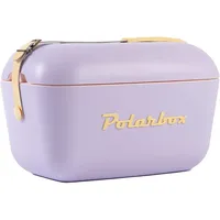 Polarbox Lilac - Yellow Classic retro cooler, 20L 710793