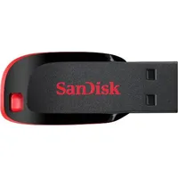 Sandisk Flash Drive Cruzer Blade 32 Gb, Usb 2.0, Black/Red Sdcz50-032G-B35 Zibatmiņa