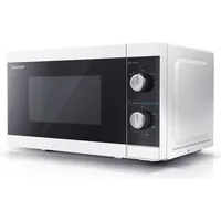 Sharp Microwave Oven Yc-Ms01E-W Free standing, 800 W, White