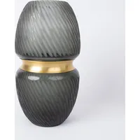 Vase Luxo D13,5Xh23Cm green/gold 4741252876192