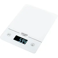 Adler Kitchen scale Ad 3174 Maximum weight Capacity 10 kg, Graduation 1 g, Display type Led, Inox