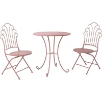 Balkona komplekts Rosy galds un 2 krēsli 40063, rozā 4741617106162