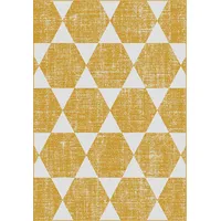 Carpet Sanford-2, 100X150Cm, yellow rhomb 4741243875692