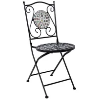 Chair Checker black 40103 Saliekams dārza krēsls 4741243401037
