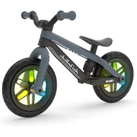 Chillafish Bmxie Glow Lightweight Balance Bike with Light-Up Wheels Anthracite līdzsvara velosipēd Cpmx04Ant