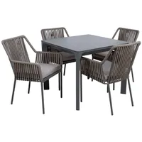 Dārza mēbeļu komplekts Carves galds un 4 krēsli K21190 4741617108838