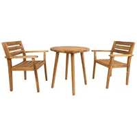 Dārza mēbeļu komplekts Florian galds un 2 krēsli 4741617107145