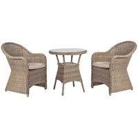 Dārza mēbeļu komplekts Toscana galds un 2 krēsli 4741617102300