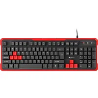 Genesis Rhod 110 Gaming Keyboard, Us Layout, Wired, Red Nkg-0939