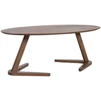 Kafijas galdiņš Lana 120X60Xh45Cm, galda virsma Mdf ar rieksta finierējumu, kājas gumijkoks, k 4741243208735