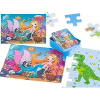 Koka puzle bundžiņā Mermaid/Dino Kx5364/1 Kik-5364.1