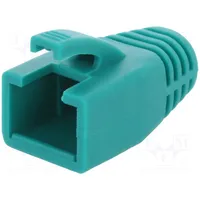 Logilink Modular Rj45 Plug Cable Boot 8Mm green, 50Pcs Mp0035G