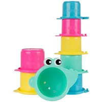 Playgro ūdens rotaļlieta Croc Cups, 8Gab, 018026907 4010401-0450