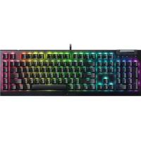 Razer Blackwidow V4 X Mechanical Gaming Keyboard, Green Switch, Rus, Black Rz03-04700800-R3R1