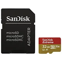 Sandisk Extreme Microsdhc 32Gb Pro Deluxe 100Mb/S A1 C10 V30 Uhs-I U3  Sd Adapter Sdsqxaf-032G-Gn6 Sdsqxaf-032G-Gn6Ma