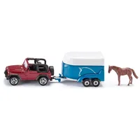 Siku Jeep with horse trailer 1651