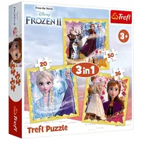 Trefl 34847 Disney Frozen 2 Puzzle 3 in 1 34847T