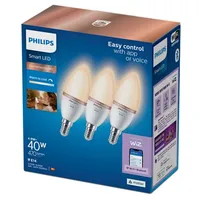 Wiz Philips Smart Wifi Candle C37 E14 4.9W 470Lm Tunable White, 3Pcs pack Wizarding World 872016921 8720169210332