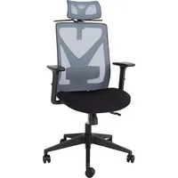 Biroja krēsls Mike 64X65Xh110-120Cm, sēdvieta audums, atzveltne tīklveida krāsa melns 4741243145139